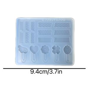 TEMU 귀여운 애니메이션 얼굴 & 파스텔 컬러 실리콘 레진 주형 - 하트, 별, 꽃, 토끼 귀 모양 DIY 키체인 및 액세서리용 재사용 가능한 유연한 몰드 (전기 필요 없음)