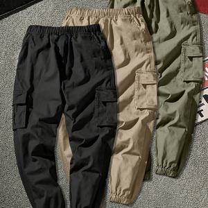 TEMU 3pcs 남아용 헤비듀티 카고 팬츠, 탄력 허리밴드 & 벨트, 멀티포켓 키즈 팬츠 - 사계절 야외 놀이, 캠핑용 - 내구성 좋은 직조 바지 (블랙, 카키, 올리브 그린) - 세탁기 사용 가능 (4세 이상), 야외 활동에 완벽|바지|패션