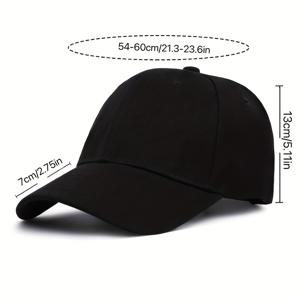 TEMU 통기성 베이스볼 캡 - 조절 가능한 끈, 단색, 폴리에스터 태양 모자, 러닝, 테니스, 골프용 - 손세탁 가능, 사계절용 스트레치 핏