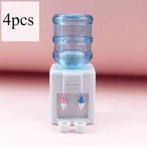 TEMU 4pcs 미니어처 음식 장난감 모델, 씬 액세서리, 미니 워터 디스펜서