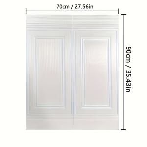 TEMU 70cm x 90cm 두께 5mm 3D 엠보싱 도어 프레임 패턴 장식 타일 벽 스티커 5pcs 세트, XPE 소재, 자체 접착, 쉬운 설치 벽지, 상점, 사무실, 호텔 및 박스 포장용