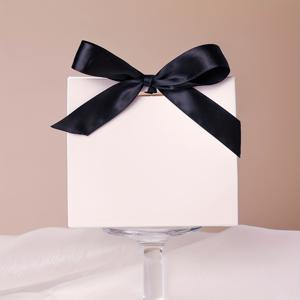 TEMU 12월 2023년 1월부터 2024년 7월까지의 생일 파티 선물, DIY 공예 및 우아한 결혼식 디스플레이 선물 상자에 완벽한 30개 미니 빈 화이트 선물 상자 컬러 리본 포함 - 크리스마스, 할로윈