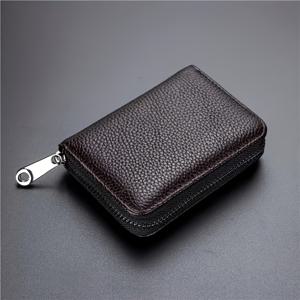 TEMU 인공 가죽 카드 홀더 | 남녀공용 RFID 차단 지갑 | 슬림 멀티슬롯 디자인 지퍼 클로저 | 안전하고 스타일리시한 블랙 신용카드 정리함, 남성 및 여성용 스타일 | 내구성 있는 스티칭, 카드 홀더 지갑