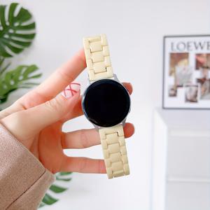 TEMU 20mm 22mm 귀여운 캔디 레진 클리어 밴드 - 삼성 4/6 프로, 5 프로, 46/42/44/40/41/47mm 호환, 화웨이 가민 워치용