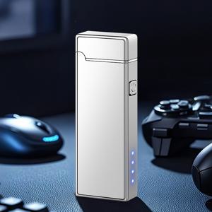 TEMU USB-C 충전식 방풍 플라즈마 듀얼아크 전자 라이터 - 캠핑 및 바베큐 생존 세트, 비상 구조 기능, 불꽃 없고 연기 없는 디자인, 아빠, 남자친구, 남편을 위한 최고의 선물