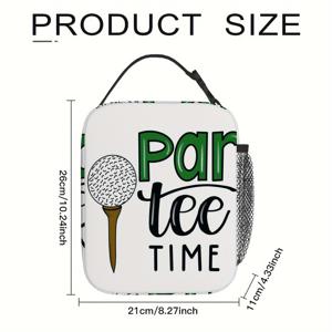 TEMU 1개 골프 테마 보온백 - 