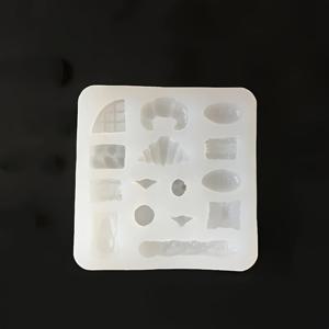 TEMU 1개 레진 실리콘 몰드 미니어처 DIY 키체인 펜던트용, 인형집 소품 제작용 리퀴드 몰드