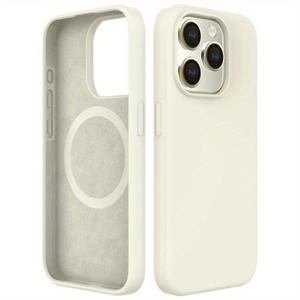 TEMU 아이폰 17 프로 맥스, 17 에어, 17 시리즈, 16 프로 맥스, 14 프로 맥스, 13 미니, 12 미니 플러스용 소프트 터치 마그네틱 케이스 - 슬림하고 가벼운 충격 방지, 무선 충전 지원 전체 커버리지, Magsafe 폰 케이스, 아이폰 17 프로 맥스 케이스