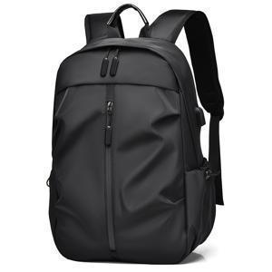 TEMU 20L 경량 노트북 백팩 남녀공용, 카본 블랙 - 15.6인치 컴퓨터 슬리브, 태블릿 포켓 포함, 비즈니스 여행, 출퇴근용 백팩, 조절 가능한 패딩 스트랩, 내구성 강화, 15.6인치 기기 호환