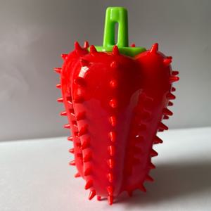 TEMU 채소 모양의 반려견 사료 숨김장난감, 씹는 고무 장난감, 사료 수납 가능, 퍼즐식 이탈리아노 훈련용,다양한 색상 선택 가능, 정신적 자극과 씹기 운동을 위한, 인터랙티브 플레이, 재미있는 디자인, 비독성 소재, 내구성 있는 고무, 강아지 훈련에 최적화된