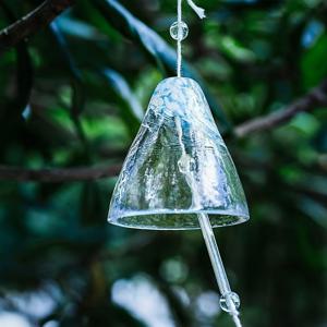 TEMU 일본풍 풍경, 컬러풀 도트 유리 풍경, 홈 데코, 침실용 걸이 장식, 베스트 프렌드 선물