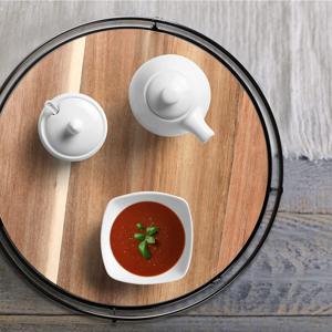 TEMU 목제 향신료 정리대 - 3단계 디자인의 원형 회전식 카운터탑 선반, 주방 향신료, 조미료, 병 및 병을 위한 다중 컴파트먼트 보관, 내구성 있는 인공 목재, 주방 향신료 정리대