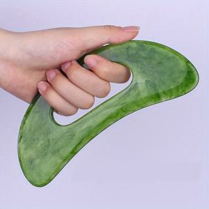 TEMU 1pc 바디 구샤 마사지 도구 - 손잡이가 있는 내구성 있는 플라스틱 구샤 롤러 - 등, 목, 얼굴 및 다리용 - 깊은 조직 압박, 근육 이완 및 혈액 순환 개선용 - 가정용, 바디용 마사지기, 휴식 도구, 인간 중심형 구샤, 튼튼한 손잡이 구조