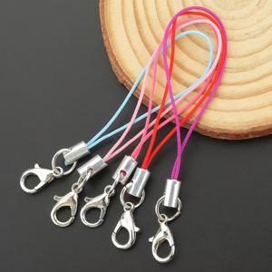 TEMU 50개 DIY 폰 로프 랍스터 클라스 도파민 컬러 폰 코드, 폰 체인, 가방 펜던트, 장식 제작에 적합, 랍스터 클라스 폰 체인, 다기능 폰 헤드폰 유니버설 코드, 키체인 로프 등