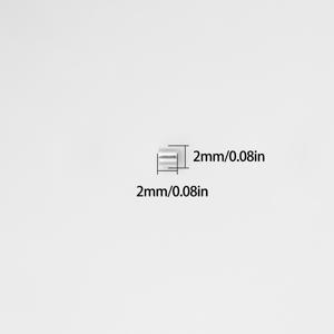 TEMU 150개 S925 순은색 보석 찾는물 - DIY 목걸이, 팔찌 및 보석 만들기용 2mm 위치 튜브 - 내구성 있는, 높은 품질의 액세서리, 
