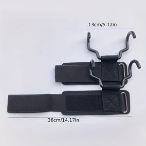 TEMU 2개 추가 넓은 체중 리프팅 그립 후크, 풀업 보조 손목 스트랩, 덤벨/바 트레이닝 도구, 데드 리프트 보조, 미끄럼 방지 손 지원 보호자, 강화된 운동, 풀업 및 일상 사용을 위한, 블랙, 체육관 액세서리, 스포츠 액세서리, 4계절 이용 가능|덤벨|아령