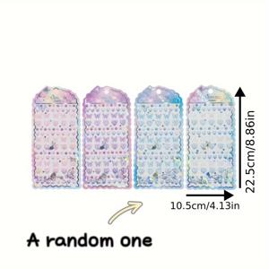 TEMU 1pc DIY 스티커 데칼 - 하트 & 나비 디자인, 투명 폴리에틸렌 테레프탈레이트 저널 장식 스티커, 플래너, 노트북, DIY 공예, 저널 장식, 장식 스티커, 내구성 있는 접착제
