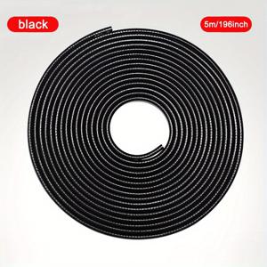 TEMU 1롤 5미터/196인치 자동차 도어 엣지 충돌 방지 스트립, 장식 스트립, 문 밑 충돌 방지 스트립, 범용 차량용 접착제 없는 도어 에지 필링 스트립