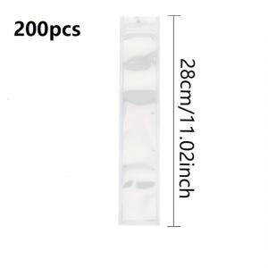 TEMU 200개 일회용 아이스 캔디 봉지 - 식품 등급, PVC, 자체 밀봉 투명한 아이스 팝 몰드 주방 및 레스토랑 사용 여름 수제 DIY 홈메이드 아이스백