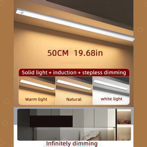 TEMU LED 모션 센서등, 3가지 색상 조절 가능, USB 충전식 배터리 전원 야간 조명 (주방, 옷장, 계단 & 복도용) - 즉시 온/오프, 단색 디자인, 벽걸이형, 버튼 제어, 우주 테마, 주방 조명