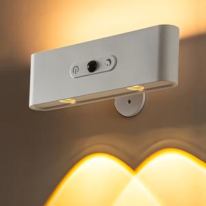 TEMU 리항스타 스마트 모션 센서 LED 벽등, 적외선 센서 내장, 3가지 색온도 설정(따뜻한 화이트/시원한 /중립), 조광 가능 360° 회전 자석 벽등 - 2400mAh 배터리 내장 무선 실내 조명, 에너지 효율 스마트 전구, 침실, 복도, 거실용 - 간편 설치, 배선 불필요