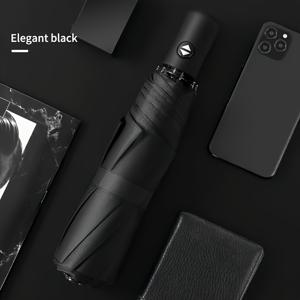 TEMU 네 가지 색상, 여덟 줄 자동 고품질 접이식 우산, 남성용 스타일리시 비즈니스 우산, 원클릭 개폐 디자인, 여성용 트렌디 선쉐이드 우산