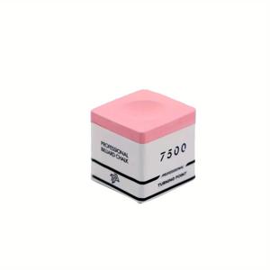 TEMU TP7500 프로페셔널 스누커/풀 큐볼 초콜릿 파우더 - 강화된 그립, 내구성 및 내구성, 7500 포뮬러, 8-9 볼 게임에 이상적, 큐 팁과 호환, 핑크/그레이/화이트 패키징 (플레이어를 위한 이상적인 선물) - 중국산, 개별 포장, 휴일 및 토너먼트에 완벽, 스누커 및 풀용 프로페셔널 등급 초콜릿 파우더, 볼 컨트롤 및 안정성 향상