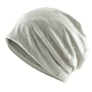 TEMU 남성 및 여성용 경량 니트 비니 - 별 디자인의 블랙, 오렌지 스트라이프가 있는 베이지, 화이트, 블루, 캐주얼 착용을 위한 스포티한 아웃도어 헤드기어, 캐주얼 헤드웨어 | 별 패턴 비니 | 니트 질감|모자