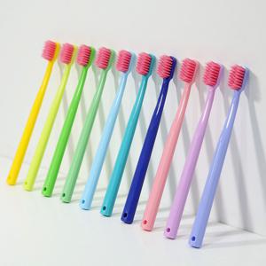 TEMU [덴티클린스] 컬러풀 부드러운 이중미세모 칫솔 10개입 x 3세트(총 30개입) / 이중모로 구석구석 깨끗하게