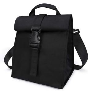 TEMU 남성과 여성을 위한 보온 도시락 가방, 조절 가능한 어깨 스트랩이 있는 롤 탑 도시락 가방, 학교로 돌아가는 도시락 가방, 식품 접촉 없음, 아버지와 남자 친구에게 최고의 선물