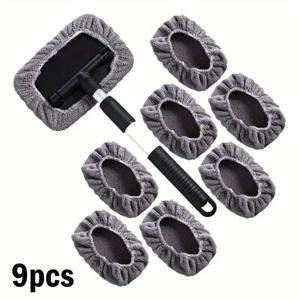 TEMU 자동차 유리 와이퍼 청소 도구, 먼지 제거기, 차량 및 가정용 창문 브러시