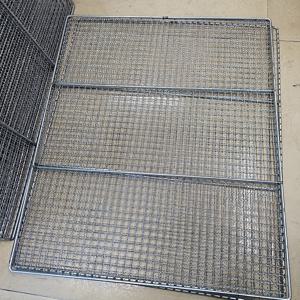 TEMU 헤비듀티 50cm x 60cm 아연 도금 철망 패널 - 강화된 스틸 프레임, 정원 및 실내용 다목적 울타리, 파티오, 개인 정보 보호 스크린, 야외 울타리, 슬림 메탈릭 마감, 내구성 있는 구조