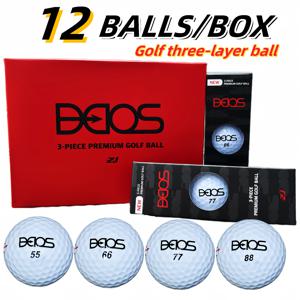 TEMU 12개 골프 마스터 투어 레벨 골프공 - 프로페셔널, 삼중 구조 & 듀얼 스피닝 커버로 최장 거리와 최고의 스핀, 바람 저항성 - 매트 마감, 딤플 텍스처, 고성능 디자인, 경쟁적인 골퍼를 위한 이상적