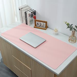 TEMU 사무실용 가죽 마우스 패드 1개, 방수 및 얼룩 방지 키보드 매트, 심플한 단색 컴퓨터 패드, 사무실, 공부 테이블 또는 식탁에 적합, 쉽게 청소할 수 있음, 다양한 색상 가능 핑크, 블루, 그린, 옐로우, 그레이, 블랙