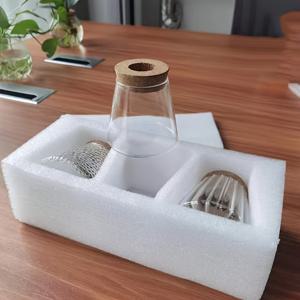 TEMU 3개 세트 수경식물 화분, 레트로 스타일 투명 소형 화병, 실내 장식용 데스크탑 물고기 식물 전시세트 (진주 포장 포함, 안전하고 깨지지 않는 운송)|화분