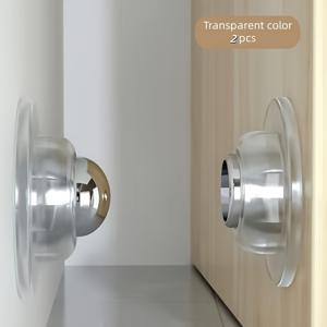 TEMU 호텔 및 주택에 적합한 브랜드 뉴 짧은 스타일 접착식 도어 스토퍼 2세트, 자석 무소음 범퍼, 충돌 방지 디자인, 선택할 수 있는 세 가지 옵션