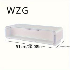 TEMU 투명 ABS 모니터 라이저 디스플레이 선반 - 사무실 및 홈 데코용 멀티레벨 데스크탑 정리대, 피규어, 수집품 및 필수품에 적합