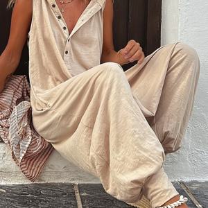 TEMU 여성용 캐주얼 슬리브리스 후드 조거 세트 - 올리브 그린 맥시 셔츠와 버튼 프론트, 신축성 있는 커프 조거, 편안하고 세련된 캐주얼 의상