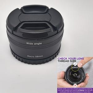 TEMU 49/52/58mm 삼각형 카메라 렌즈, 와이드 앵글 및 매크로 렌즈용 카메라 액세서리