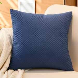 TEMU 1팩 인더스트리얼 스타일 장식 베개 커버 - 리버서블 기하학적 체브론 패턴, 두꺼운 소프트 폴리에스터 지퍼 클로저, 침실/소파/야외용 세탁 가능, 혼합 컬러, 다목적 쿠션 커버, 모던 에스테틱, 피부 친화적 원단, 내구성 있는 구조, 홈 텍스타일, 아늑한 거실 액센트