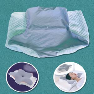 TEMU 1개 나비 모양 목베개 커버 - 60*40*13cm, 오리지널 목베개 커버, 인체공학적 목베개 커버 - 세탁기 사용 가능 목베개 커버 - 탄성 목베개 커버 / 동일한 베개의 크기 차이는 6센티미터 이내에서 사용 가능합니다