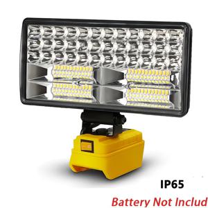 TEMU DeWalt 20V MAX 배터리와 호환되는 무선 LED 작업등, 90W 5400LM/60W 4500LM/48W 3800LM LED 투광등 (USB 포트 2개 포함), 자동차 수리, 비상 및 작업 현장 조명에 적합 (배터리 미포함)
