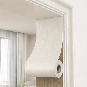 TEMU 빈티지 스타일 목재무늬 이음새 수리용 접착식 도어프레임 엣지, 손상 가림과 장식을 위한 나무문·창틀 커버링 복원 스티커