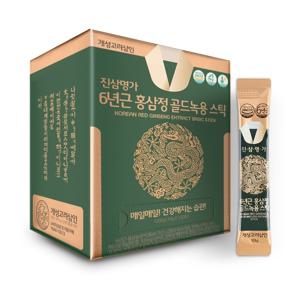 TEMU 개성고려삼인 진삼명가 6년근 고려홍삼정 골드녹용 홍삼스틱 100포