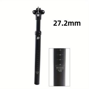 TEMU Kocevlo 알루미늄 합금 자전거 시트포스트 - 경량, 높이 및 각도 조절 가능, MTB 및 로드 자전거용 충격 흡수 장치