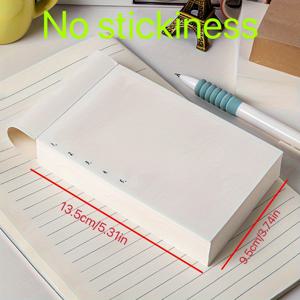 TEMU 책당 250장의 초두꺼운 저렴한 비점착 노트패드, 손으로 그린 A6 빈 드래프트 용지, 두꺼워진 논스틱 메모 패드 휴대용 노트북