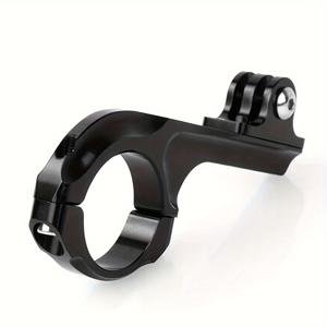 TEMU Aluminum Alloy로 만든 범용 자전거 핸들바 클램프, GoPro 및 액션 카메라 마운트, 사이클링 액세서리용 제품입니다.