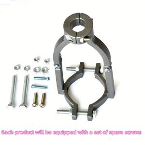 TEMU 중량 캐스트 아이언 사각 구멍 드릴 지원 프레임, 조절 가능한 클램프, 목공 및 금속공예용 정밀 드릴링, 안전한 드릴 지원을 위한 강력한 구조, 금속공예 도구, 산업 도구, 내구성 있는 도구 구조