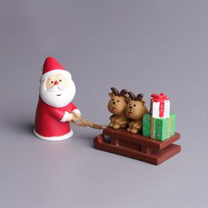 TEMU 슬레이 장식 - 레진 크리스마스 오너먼트, 사슴, 캔디 케이크 & 선물 상자 포함, 전기 불필요, 실내/사무실용 휴일 데코, 축제 테이블 디스플레이, 크리스마스 장식품, 홈/거실 장식용 조각상, 피규어, 블라인드 박스, 방 꾸미기, 조각상, 아파트 장식용 소품