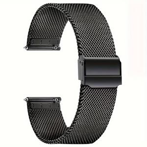TEMU Amazfit GTR 4 3 Pro 2 2e Bip 5 GTR 47mm 용 밀라노 팔찌 손목 스트랩 루프 용 22mm 메쉬 시계 밴드